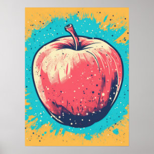 Poster Pomme éclatante
