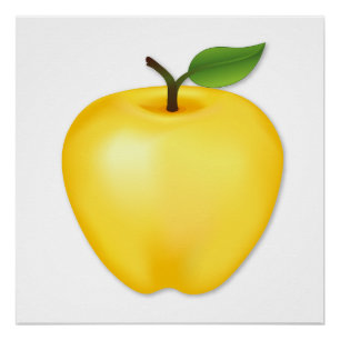 Poster Pomme Golden Delicious