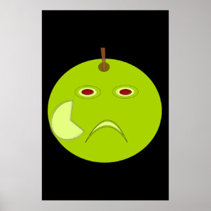 Poster Pomme maléfique avec Scar Halloween