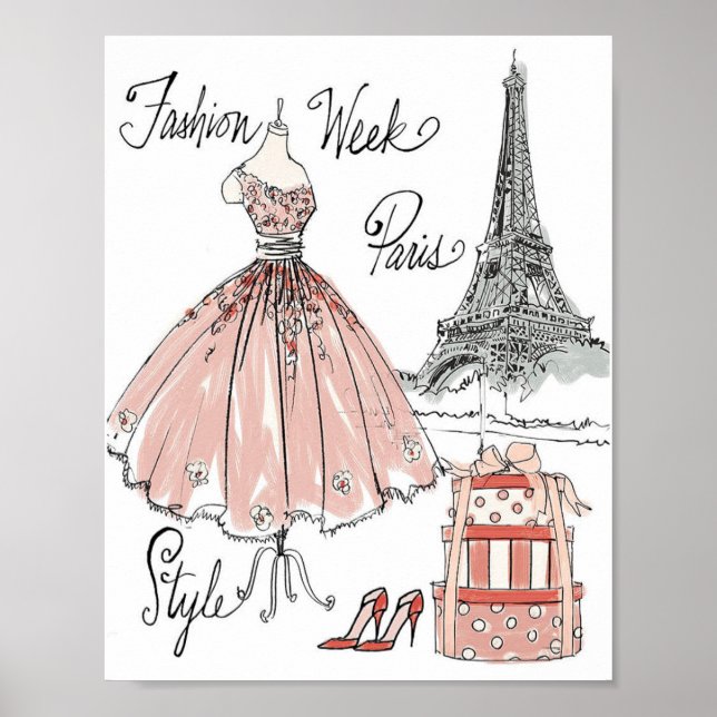 Poster Pomme sauvage | Paris Mode Week (Devant)
