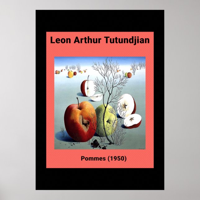 Poster Pommes de Leon Arthur Tutundjian (1950) (Devant)