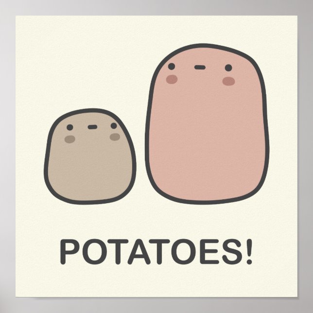 Poster Pommes de terre ! (Devant)