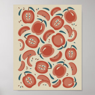 Poster Pommes, pommes et pommes