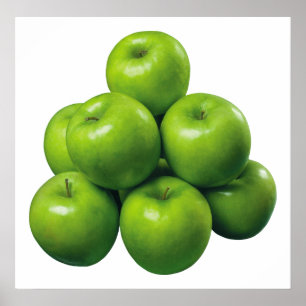 Poster Pommes vertes