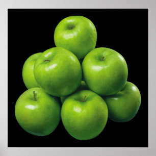 Poster Pommes vertes