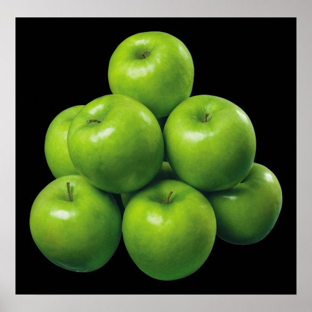 Poster Pommes vertes (Devant)