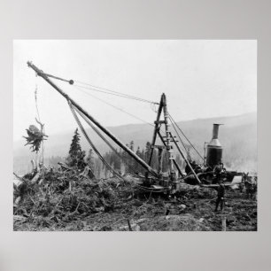 Poster Pompe de souche : 1913