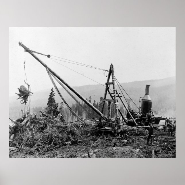 Poster Pompe de souche : 1913 (Devant)