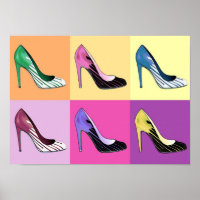 Pompes Stiletto Pop Art / Chaussures / talons haut