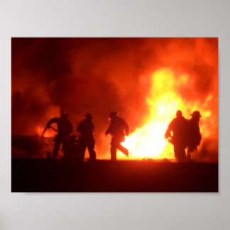 Poster pompiers à san francisco