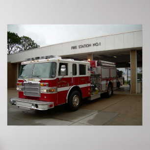 Poster Pompiers de Beaumont