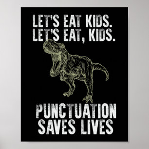 Poster Ponctuation Sauve des vies École drôle Enseignant