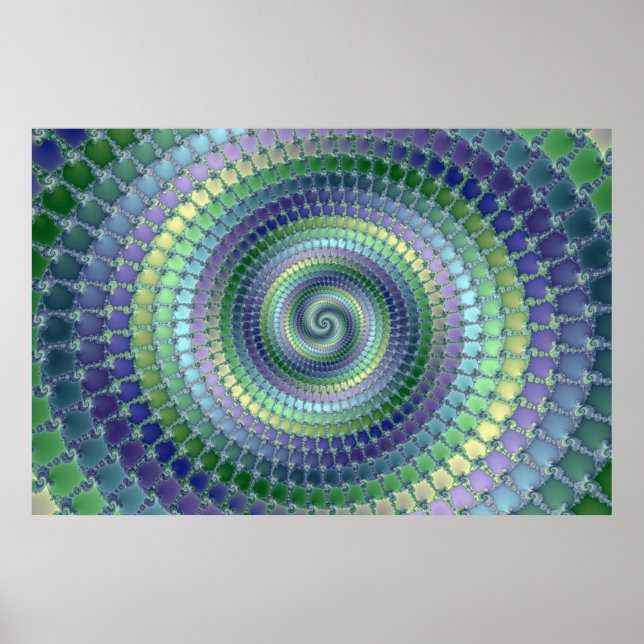 Poster Pondering - Fractal (Devant)