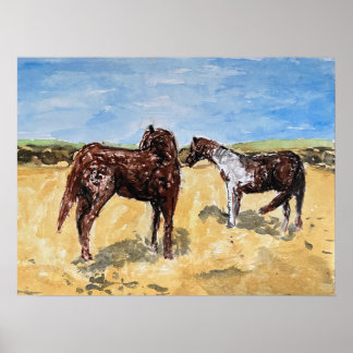 Poster Ponies of Assateague Island