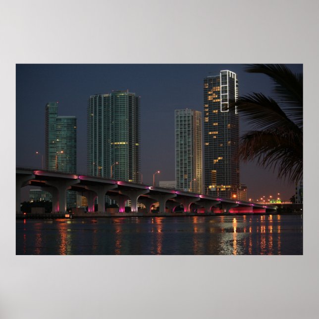 Poster Pont à l'aube 1 (Devant)