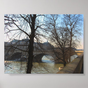 Poster Pont au-dessus de la Seine