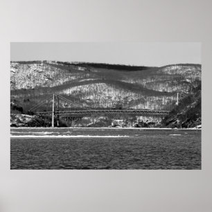 Poster Pont Bear Mountain B/W