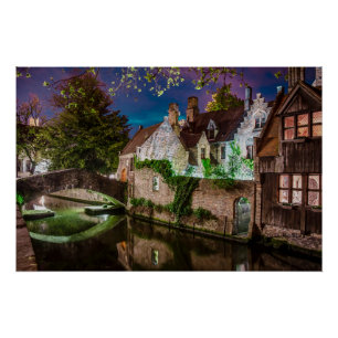 Poster Pont Bonifacius à Bruges