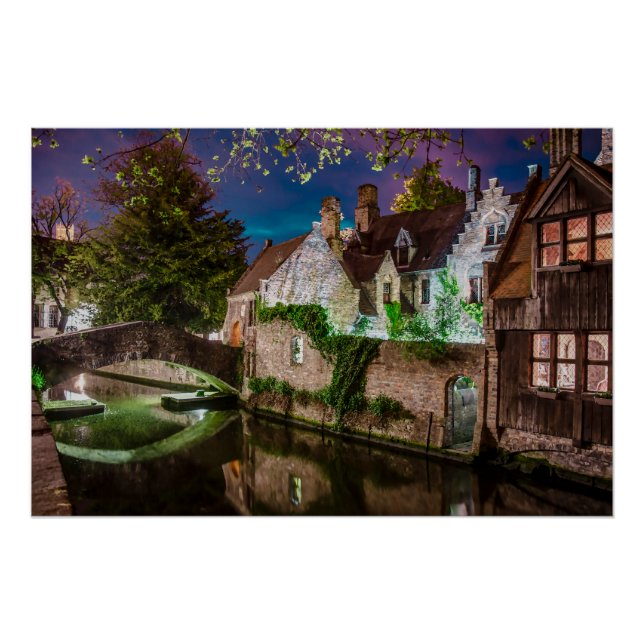 Poster Pont Bonifacius à Bruges (Devant)