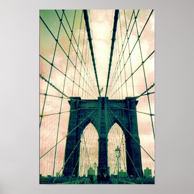 Poster pont brooklyn (Devant)