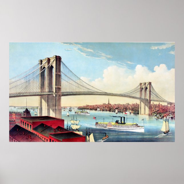 Poster Pont Brooklyn 2 (Devant)