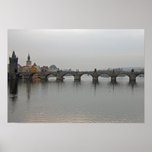 Poster Pont Charles, Prague (Devant)