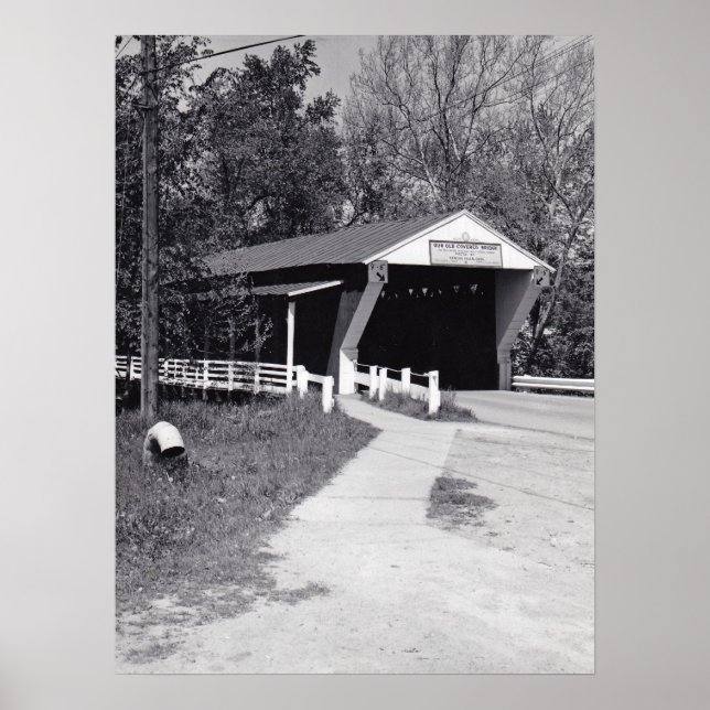Poster Pont couvert (Devant)