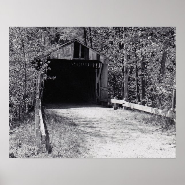 Poster Pont couvert (Devant)