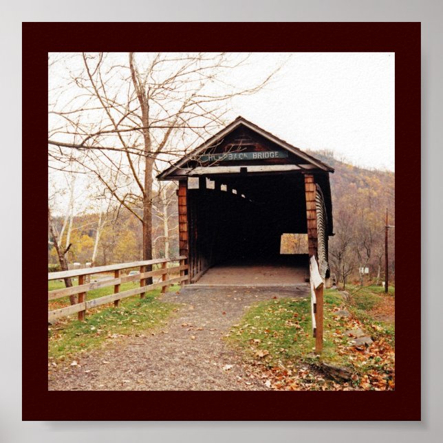 Poster Pont couvert (Devant)