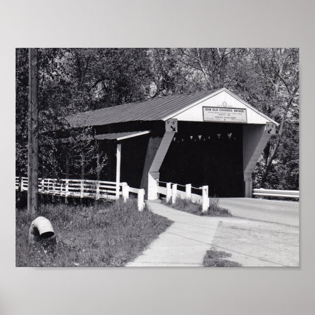 Poster Pont couvert (Devant)