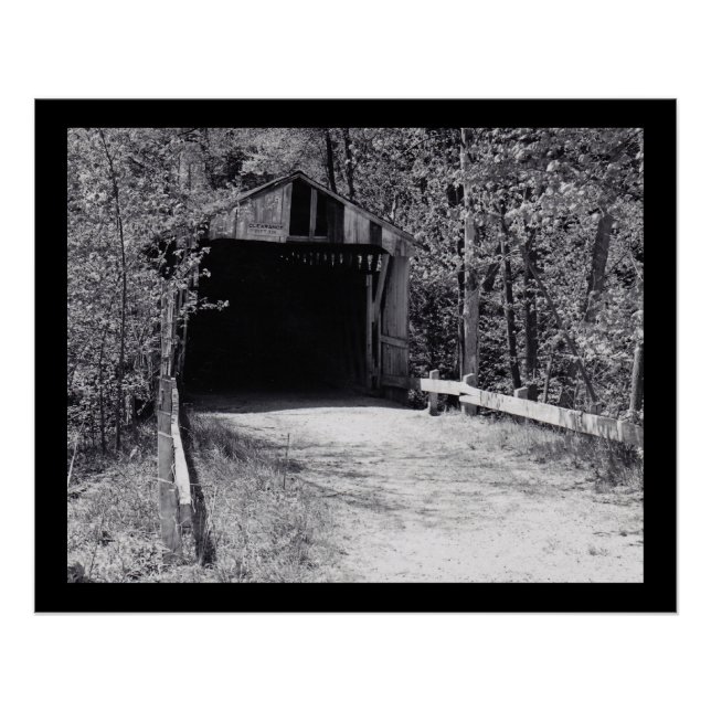Poster Pont couvert (Devant)