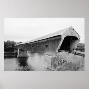Poster Pont couvert Cornish-Windsor