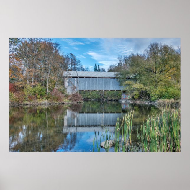 Poster Pont couvert de Milby (Devant)