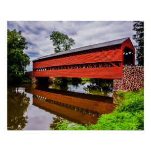 Poster Pont couvert de Sachs