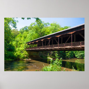 Poster Pont couvert, Mohican State Park, Ohio