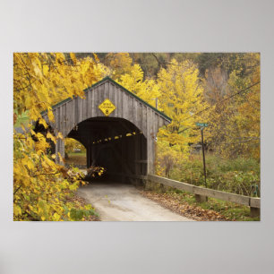 Poster Pont couvert, Vermont, États-Unis 2