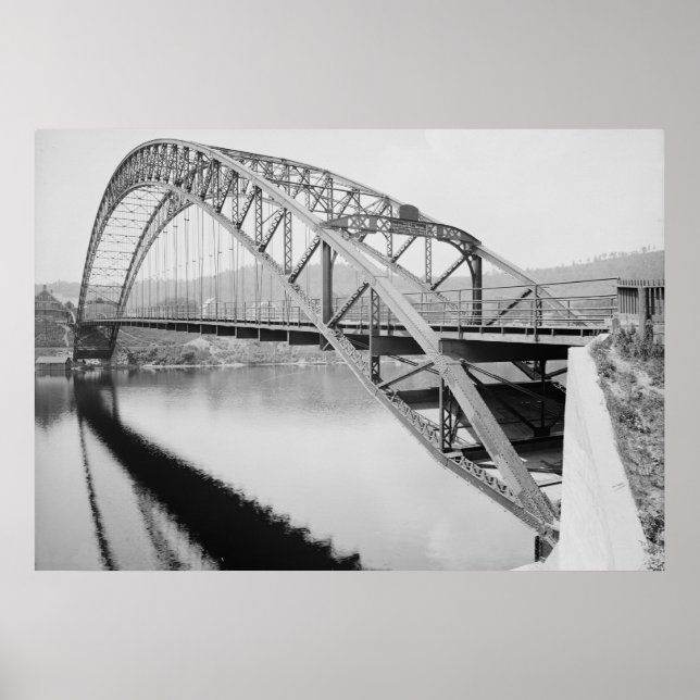 Poster Pont d'Arch de Bellows Falls (Devant)
