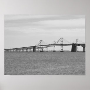 Poster Pont de baie de chesapeake