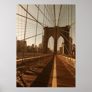 Poster Pont de Brooklyn.