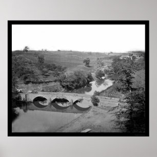 Poster Pont de Burnside près d'Antietam 1862