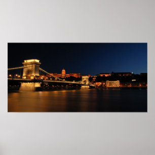 Poster Pont de chaîne Budapest