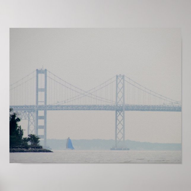 Poster Pont de la baie de Chesapeake (Devant)