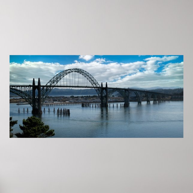 Poster Pont de la baie de Yaquina - Newport Oregon (Devant)