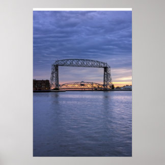 Poster Pont de levage aérien