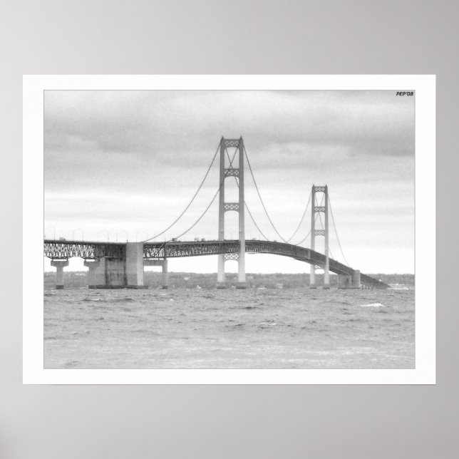 Poster Pont de Mackinac (Devant)