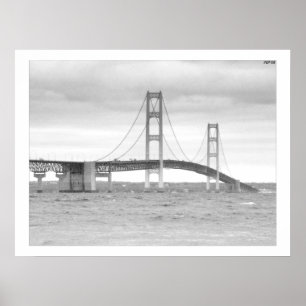 Poster Pont de Mackinac