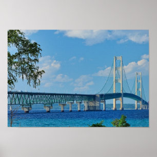 Poster Pont de Mackinac d'affiche