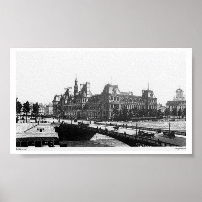 Poster Pont de Paris (Devant)