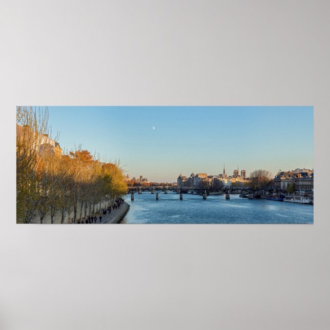 Poster Pont des Arts et ile de la Cite - Paris, France (Devant)
