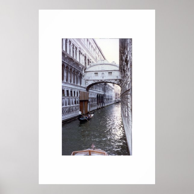 Poster Pont des Soupirs - Venise Italie (Devant)